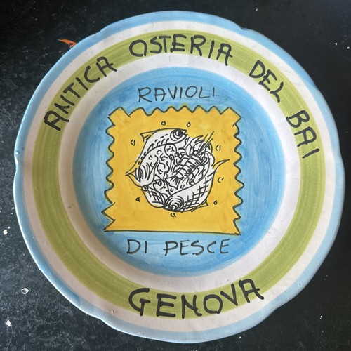 Piatto buon ricordo - ricordo, osteria