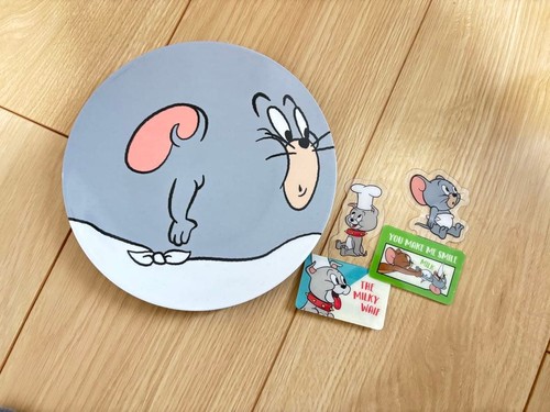 Tom jerry plate standup card - tom,