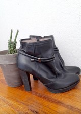 stivaletti pelle  donna Nero Giardini. 