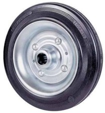 RUOTA GOMMA NERA 112 AVO DISCO