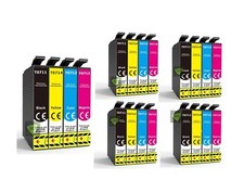 20 CARTUCCE PER STAMPANTE EPSON STYLUS DX8400 DX8450 DX7000F DX6050 DX9400F 711