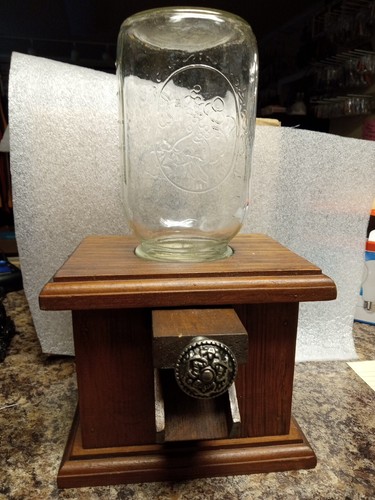 Dispenser snack legno fatto - legno,