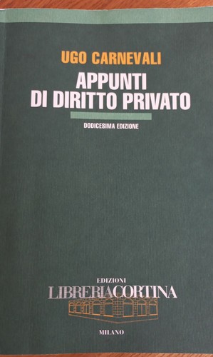 Appunti diritto privato di - appunti,