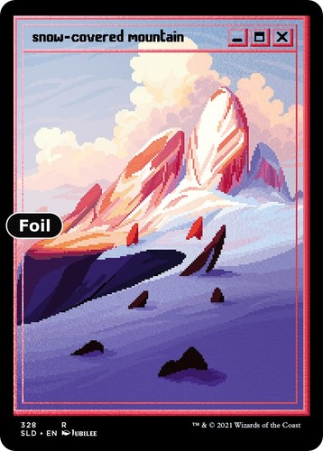 Snow covered mountain - snow-covered,