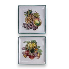 Set 2 piatti ceramica medley