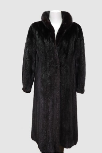 Cappotto pelliccia visone nero