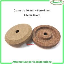 N° 2 - 1 COPPIA - MOLE SMERIGLIO AFFILATOIO AFFILA LAMA 40 mm AFFILATORE + SBAVA