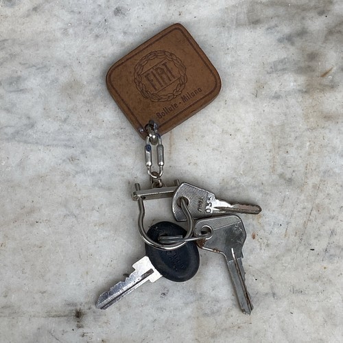 Fiat vintage car - car, keys