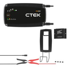 Caricabatterie automatico 12V 25A CTEK Pro25SE EU con supporto a parete e cavo 6m