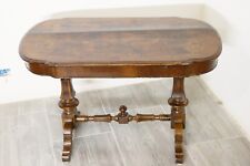 tavolino Tavolo biscotto umbertino xix secolo radica 1800 noce antico scrittoio