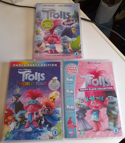Trolls dvd bundle - new, movie