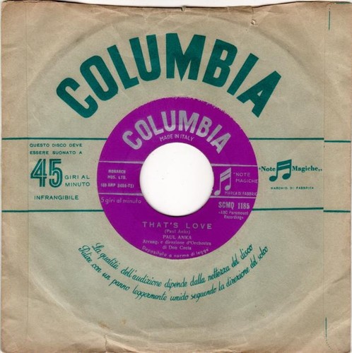 Paul anka heart sings - my,
