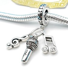 Charm argento 925 musica