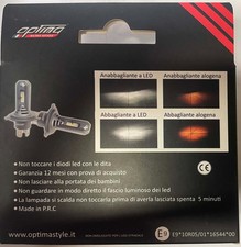 KIT LAMPADINE AUTO H7 A LED  IN CONVERSIONE ALLE ALOGENE STANDARD 