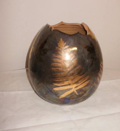 Vaso ceramica lustro - a,