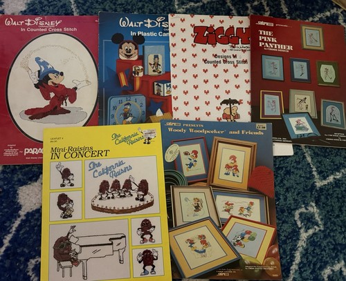 Lotto libri punto croce