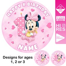 Cake Topper Minnie Mouse 1°