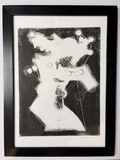 Quadro incisione all’acquaforte Umberto Mastroianni 50x70cm in cornice