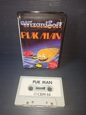 Puk Man Videgioco per CBM 64 - WizardSoft NON TESTATO