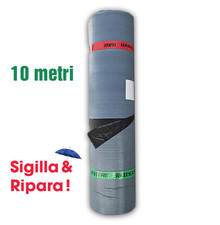 GUAINA AUTOADESIVA BITUMINOSA ARDESIATA BIANCA, ROSSA, VERDE E GRIGIA 10 METRI