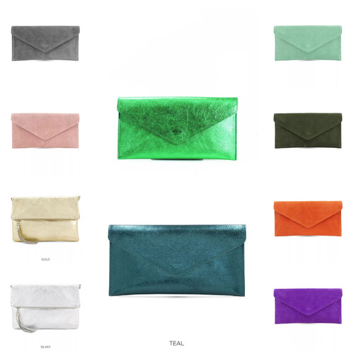 Pochette donna vera pelle