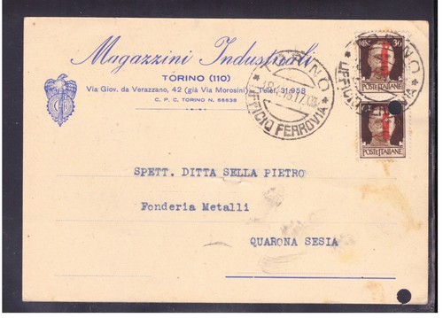 Cartolina italia rsi 1945 - cartolina,