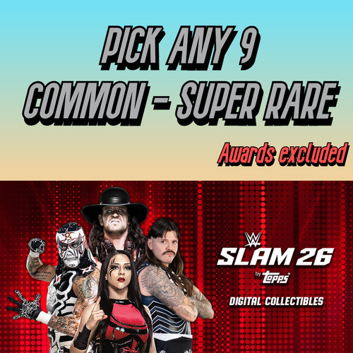 Topps wwe slam pick any - wwe,