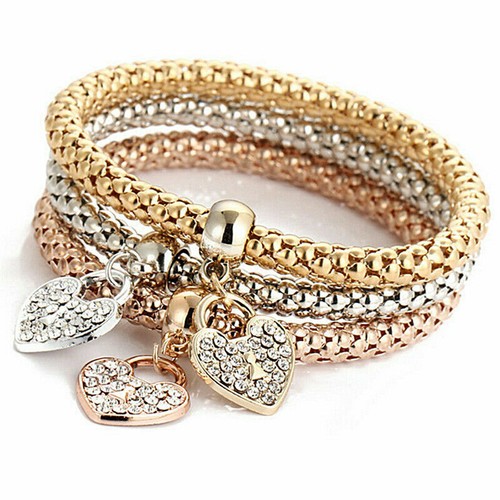 Bracciale donna colore oro - 3,