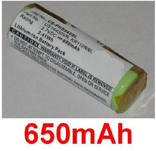 Batterie 650mah tipo kr112rrl - batterie,