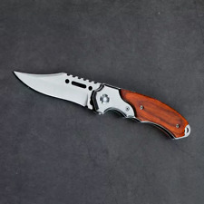 Coltello pieghevole tascabile con luce led per campeggio, sport, escursionismo