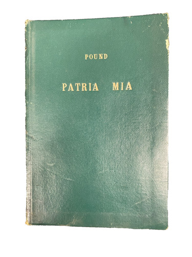 Ezra pound patria mia - pound, centro