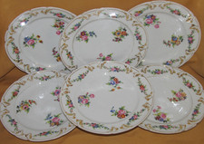 Série de 6 assiettes plates