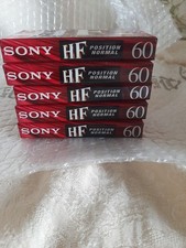 5 AUDIOCASSETTE SONY HF 60