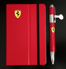 Set Ferrari. Notebook A6 + penna a sfera. Prodotto con licenza ufficiale. Italia