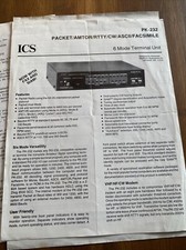 Ics Pk-232 Volantino/Manuale unità terminale 6 modalità - KP189