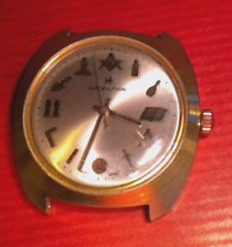 HAMILTON,  OROLOGIO DA POLSO DA UOMO. MASSONICO. MECCANICO-ANNI '70