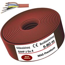 Cavo in silicone 5-80 m cavo in silicone cavo sauna SIHF-J 5x 4 flessibile per dispositivi