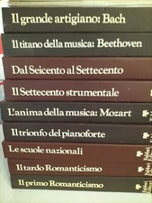I Grandi Musicisti 9 Volumi Vinili - Bach Beethoven Mozart Vivaldi - Ed. Fabbri 