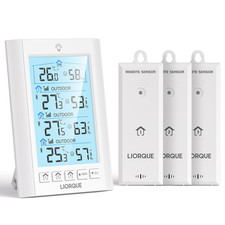 Stazione Meteo Con Sensore Esterno, Stazione Meteorologica Con 3 Sensore Esterno