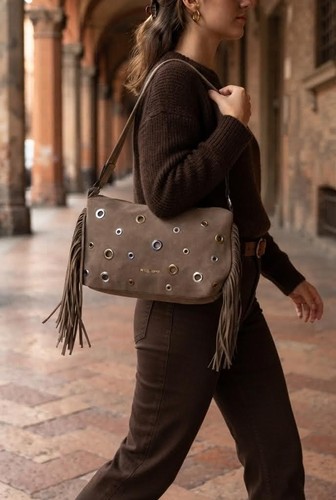 Borsa donna khaki - donna, spalla