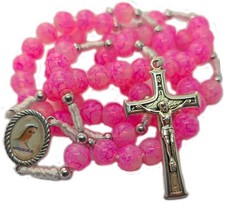 Rosario rosa regalo rosari da