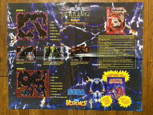 Sub terrania per sega - terrania, genesis