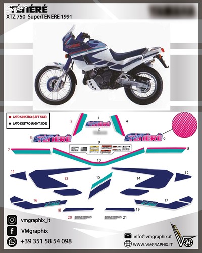 Glitter xtz 750 supertenere - glitter,