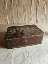 Scatola Il Legno D'epoca Con