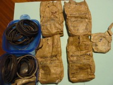 GILERA ROSSA SUPER, export, sport 125;150 & 175 FASCE ELASTICHE ORIGINALI 4 pezz