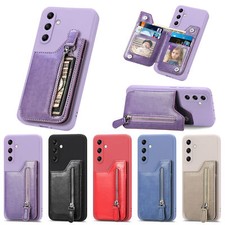 Custodia portafoglio zip per Samsung Galaxy Note 9 10 20 Ultra S 10 Lite 10+ supporto cover