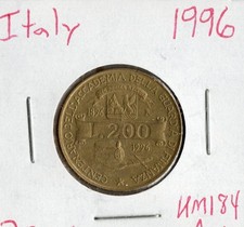 Coin Italy 200 Lire 1996 KM184
