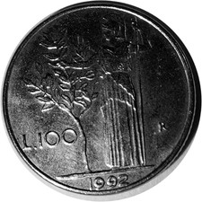 Moneta formato mini del 1992