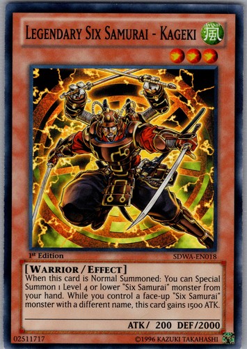 Legendary six samurai - legendary,