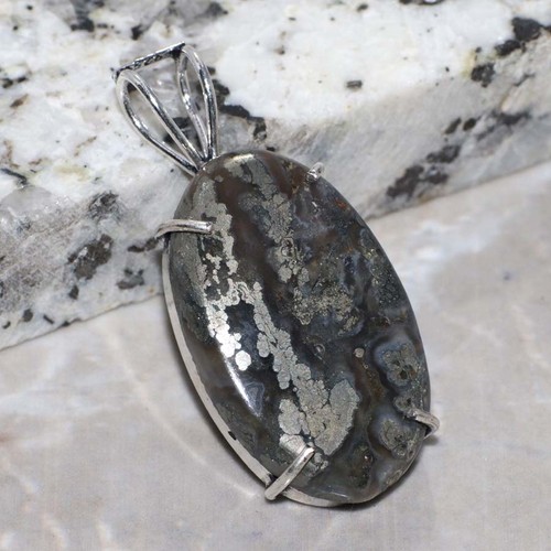 Ciondolo marcasite argento 925 - argento,